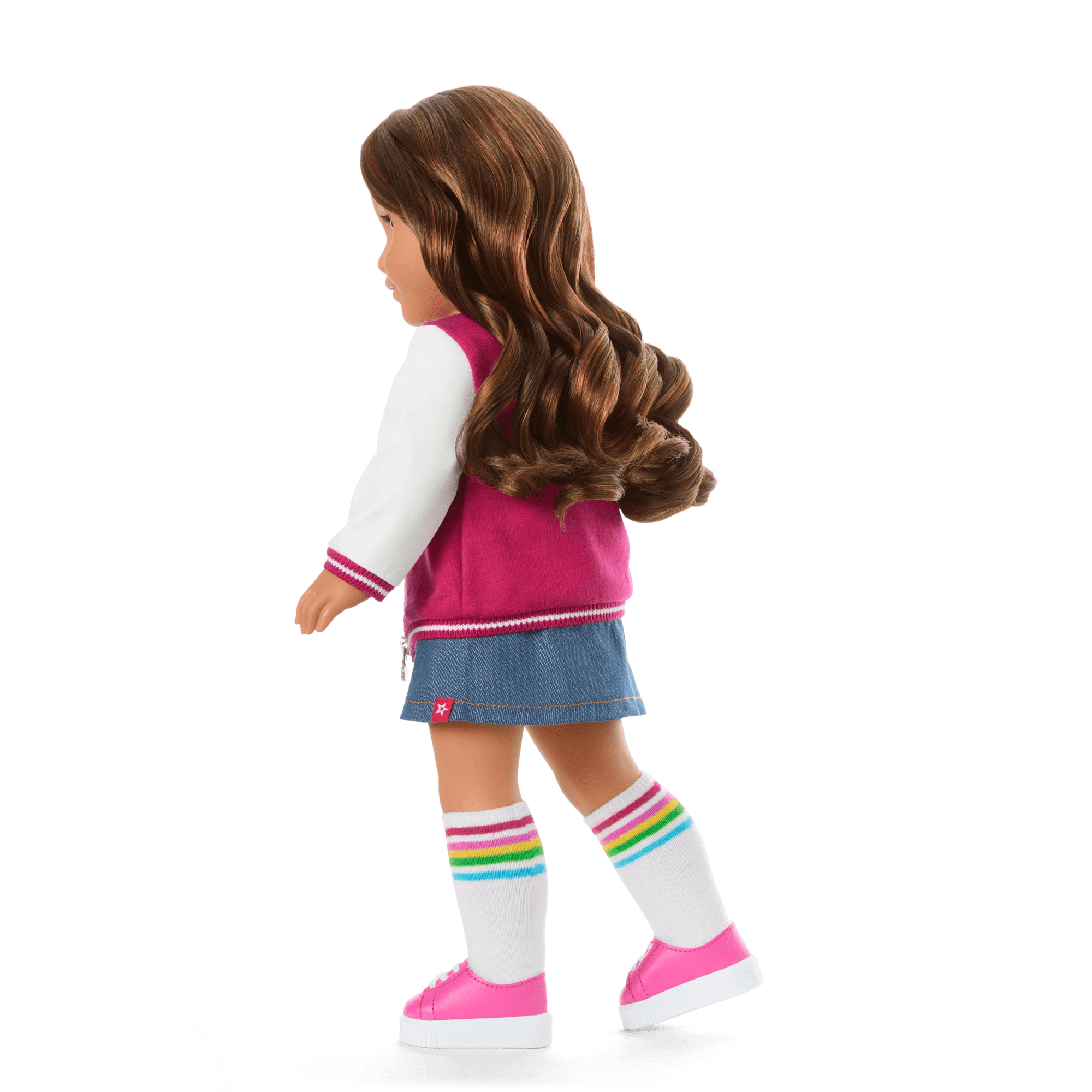 Truly Me™ 18-inch Doll #117 with wavy dark-brown hair - Image 4