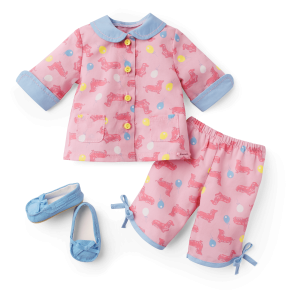 Maryellen's™ Dachshund Pajamas for 18-inch Dolls (Historical Characters)