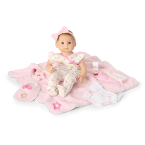 Bitty Baby® Doll #2 with brown hair Care & Play Set