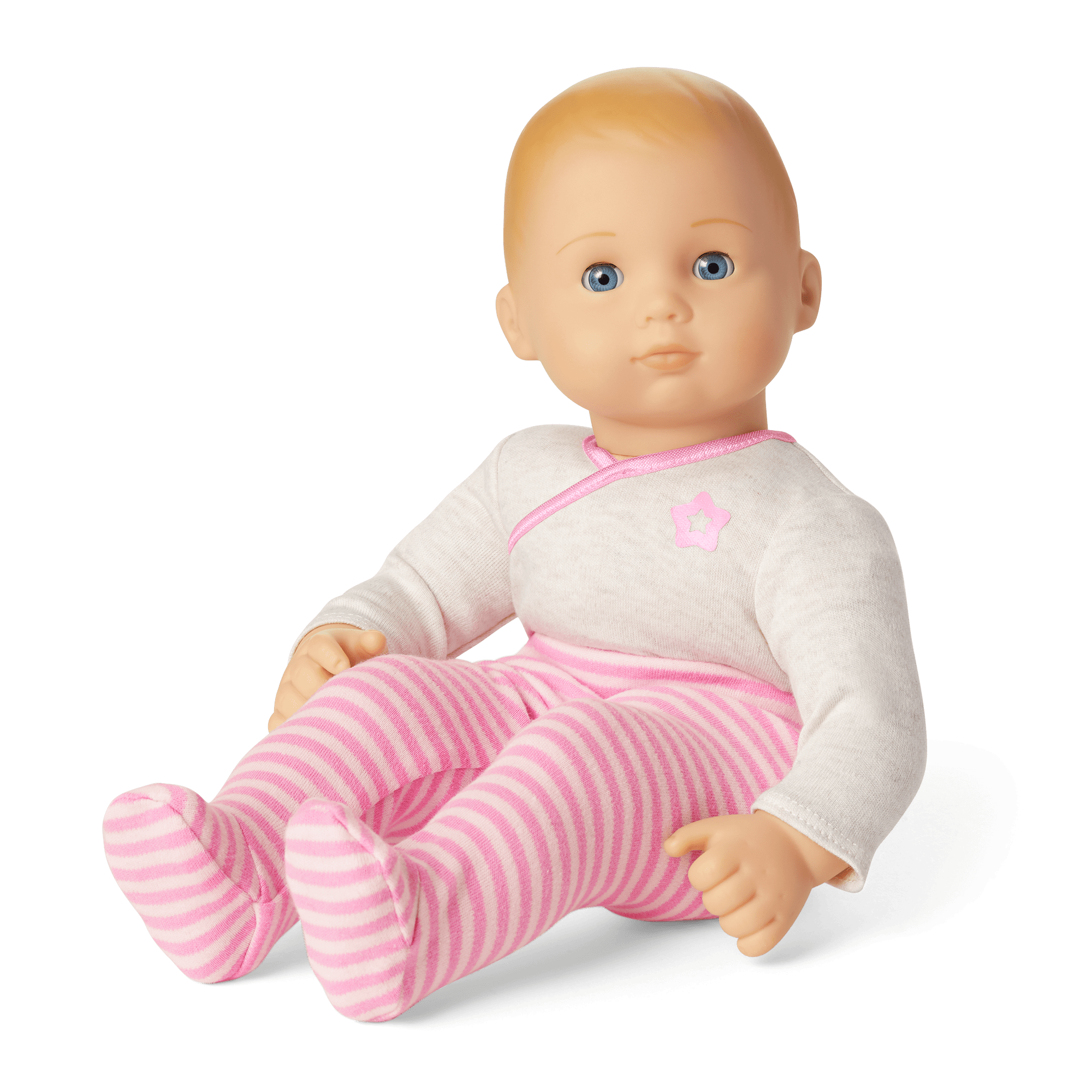 Bitty Baby® Doll #3 with blonde hair in Pretty Pink